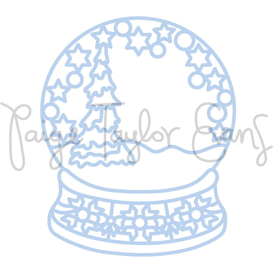 Snowglobe Digital Cut File