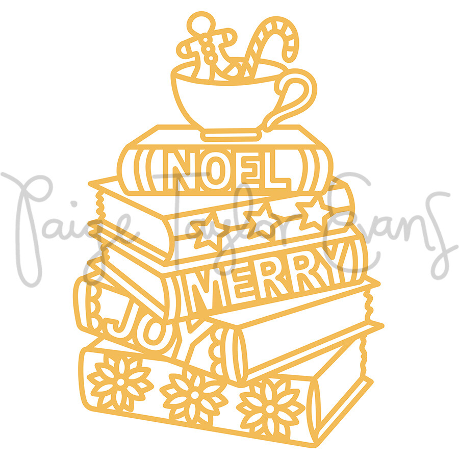 Books Digital Cut File