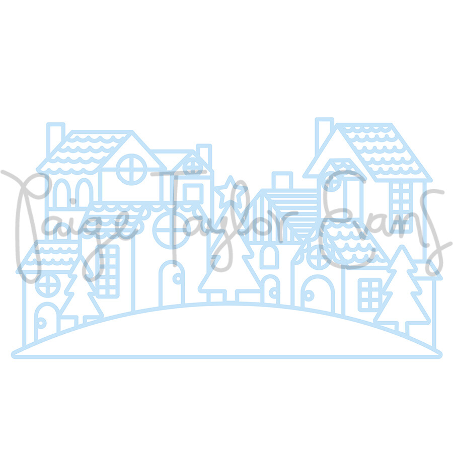 Village Digital Cut File