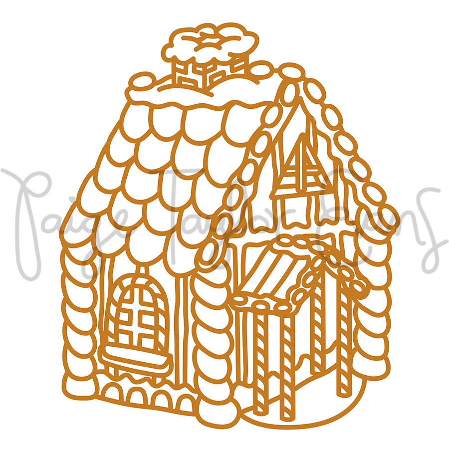 Gingerbread House Digital Cut File