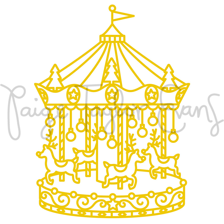 Carousel Digital Cut File