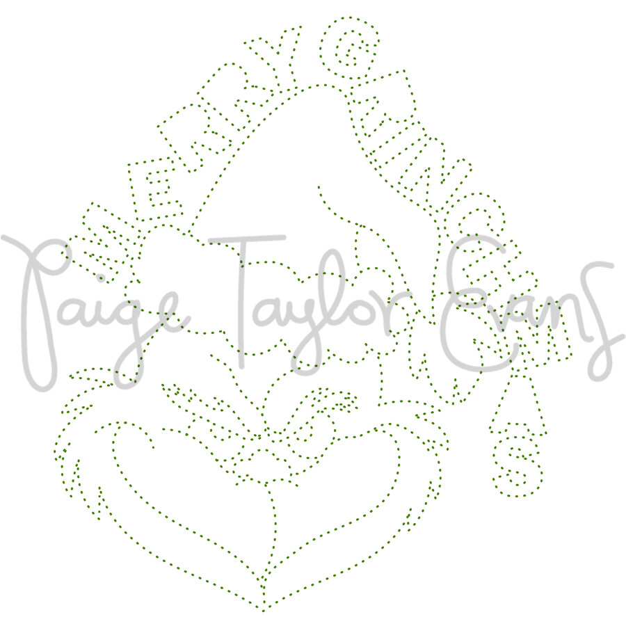 Grinch for Stitching Digital Cut File