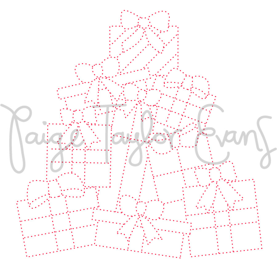 Presents for Stitching Digital Cut File