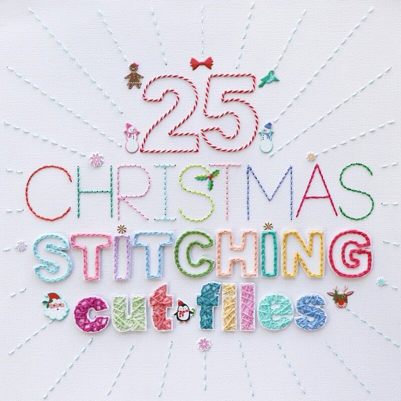 25 Christmas Stitching Cut Files