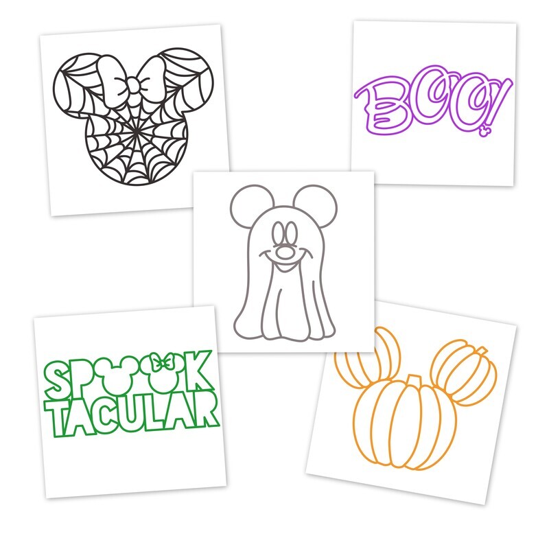 5 Disney Halloween Cut Files