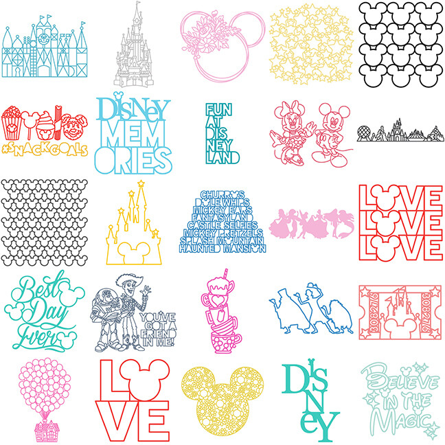 25 Disney Cut Files
