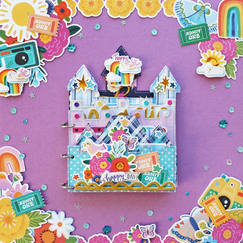 Mini Album Virtual Class: Castle