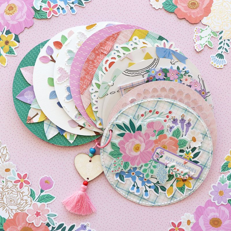 Poppy &amp; Pear Circle Mini Album Class PDF