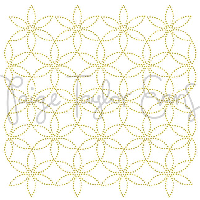 Flower Background for Stitching Digital Cut File