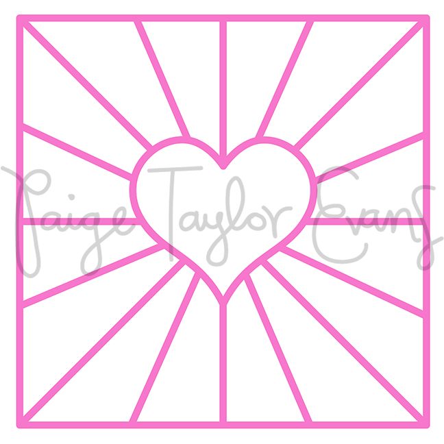 Heartburst Digital Cut File