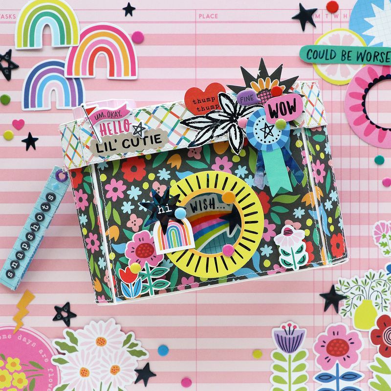 Camera-Shaped Mini Album Virtual Class