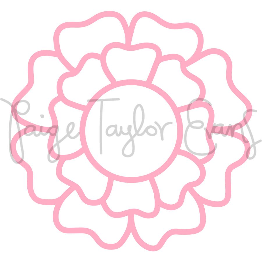 Flower Digital Cut File