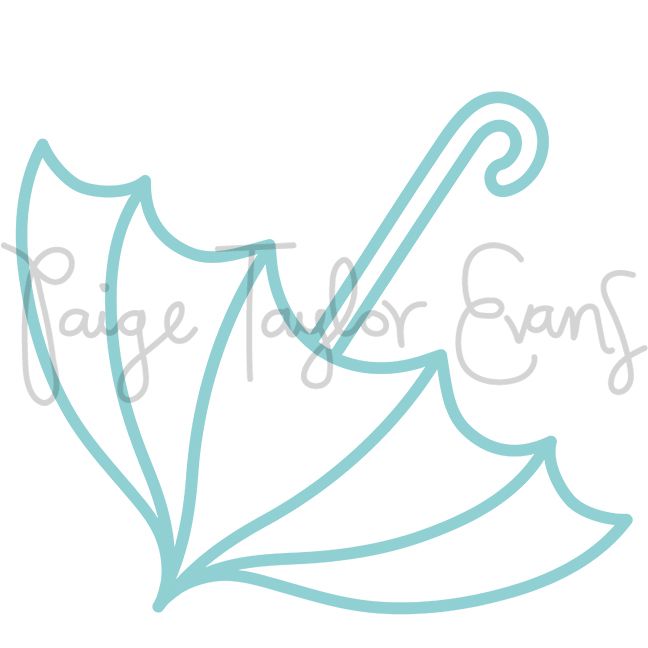 Umbrella Digital Cut File