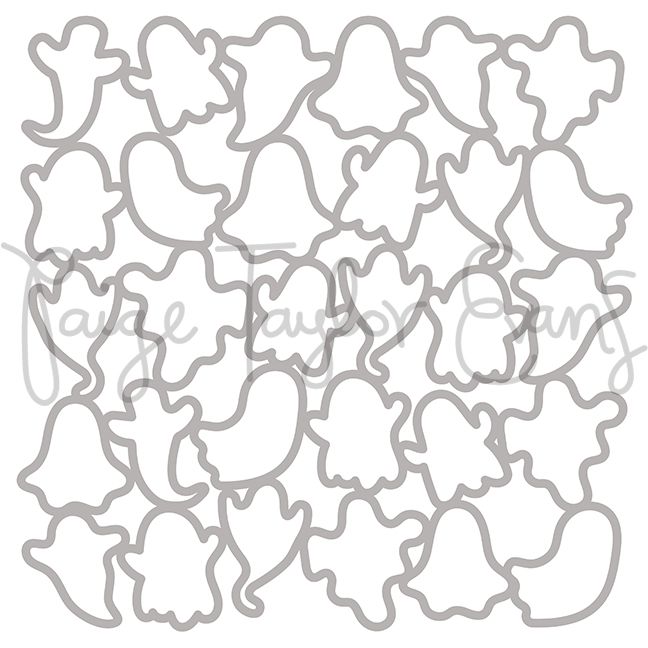 Ghosts Background Digital Cut File