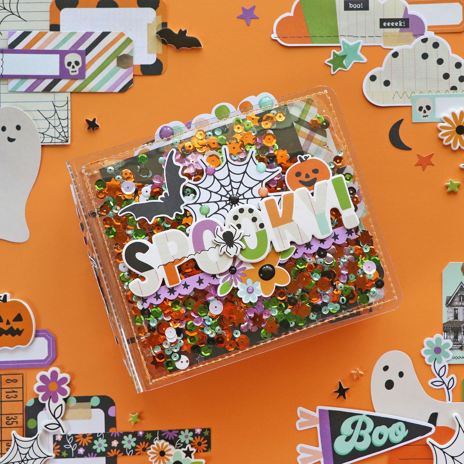 Halloween 2025 4x4 Mini Album Class PDF