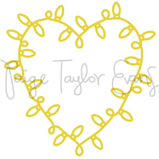 Lightstrand Heart Digital Cut File
