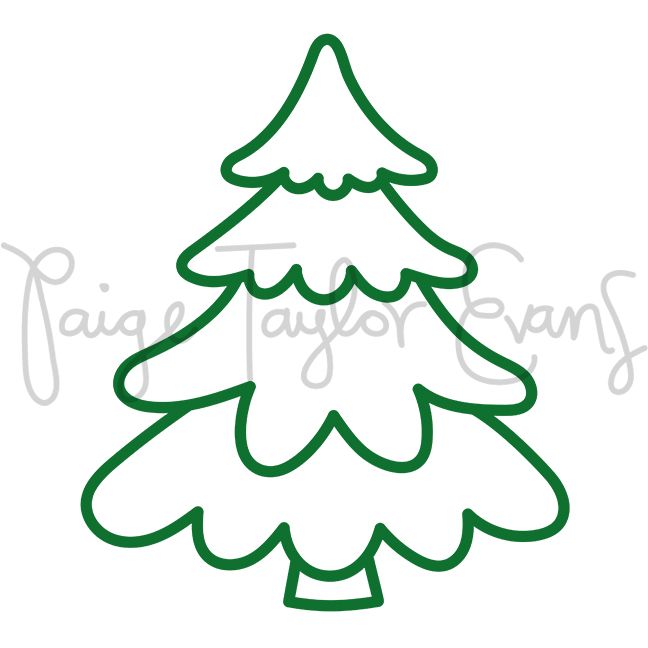Christmas Tree Digital Cut File