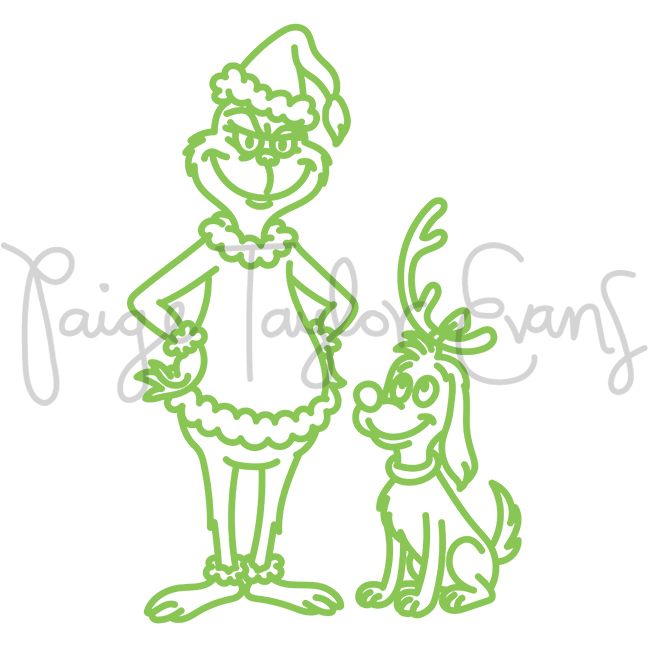 Grinch Digital Cut File