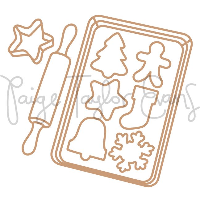 Christmas Cookies Digital Cut File