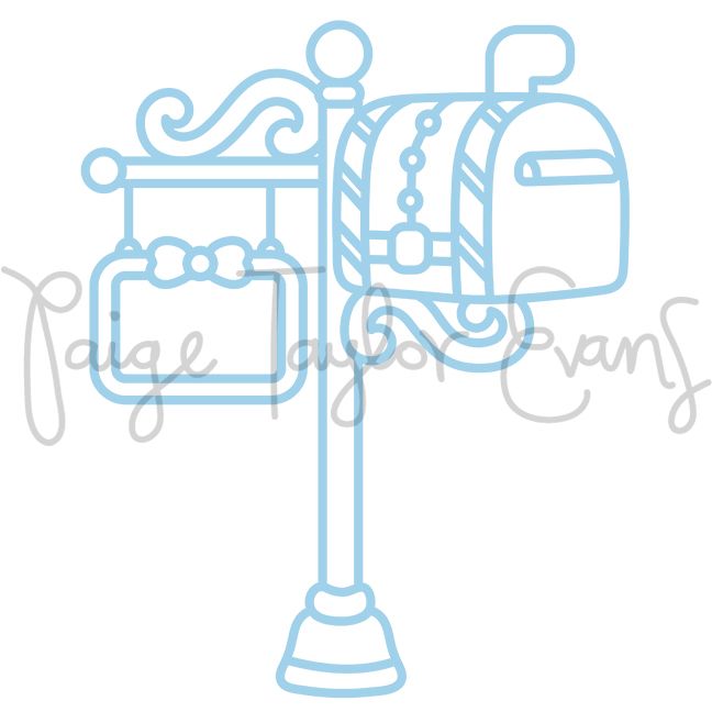 North Pole Mailbox Digital Cut File
