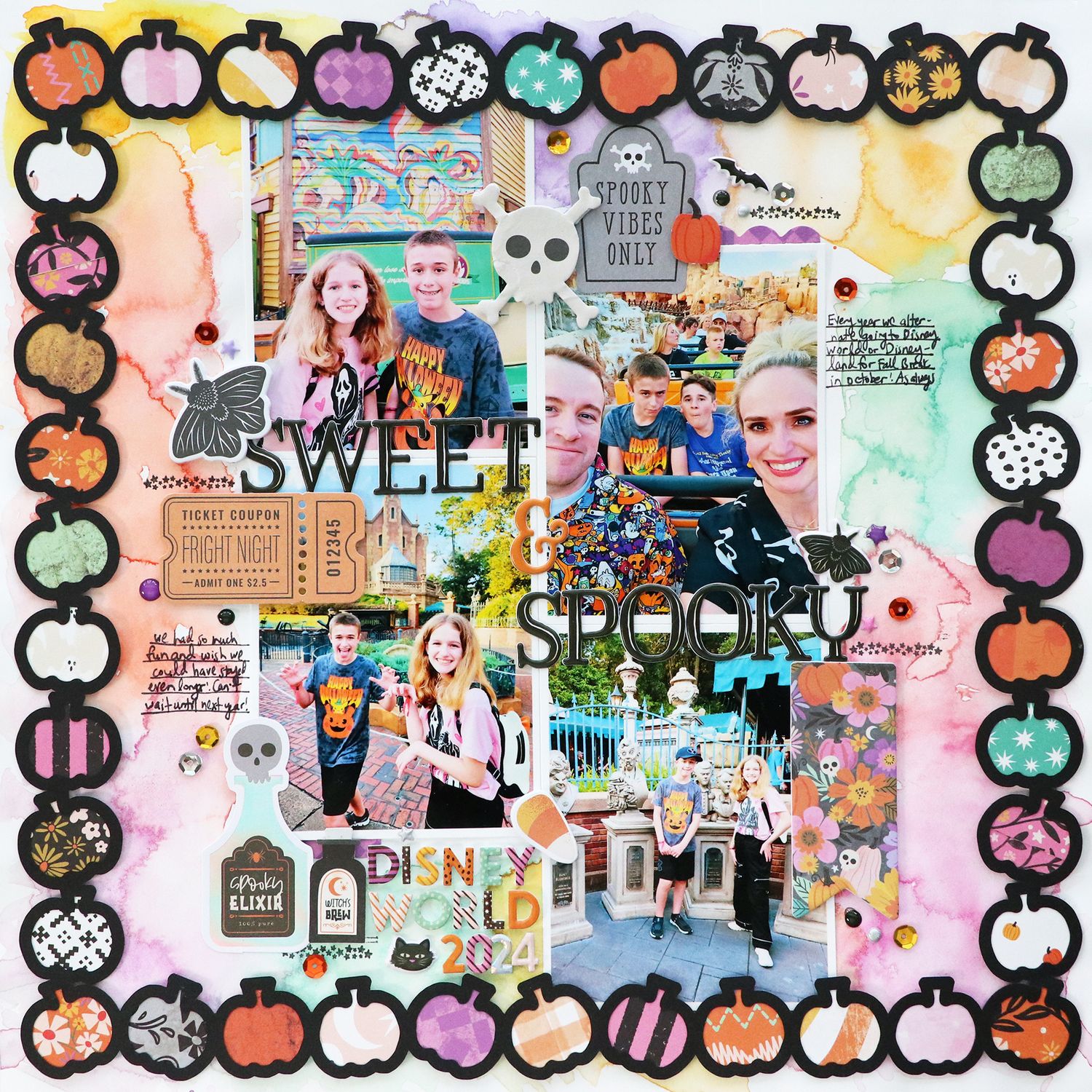 Pumpkin Frame Digital Cut File