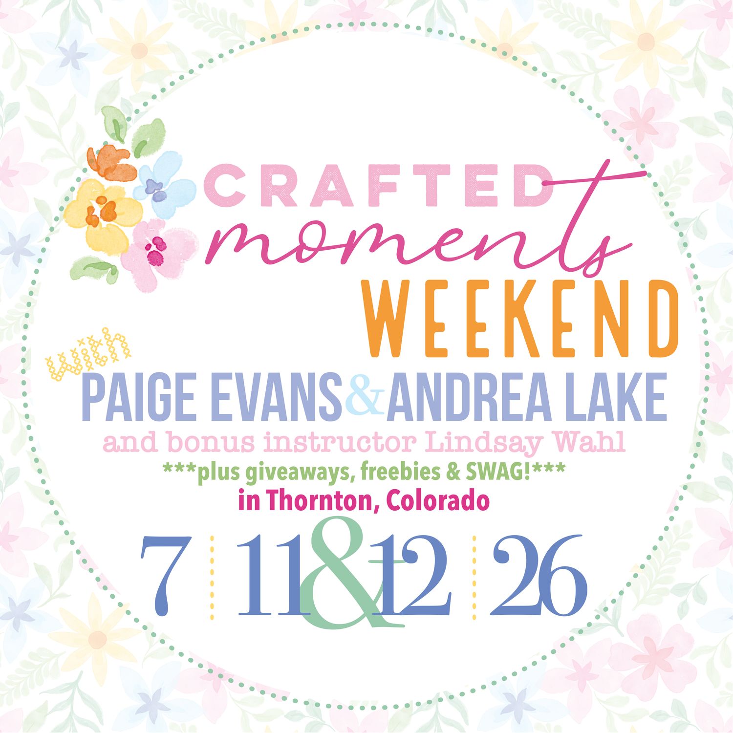 Crafted Moments Weekend with Paige &amp; Andrea