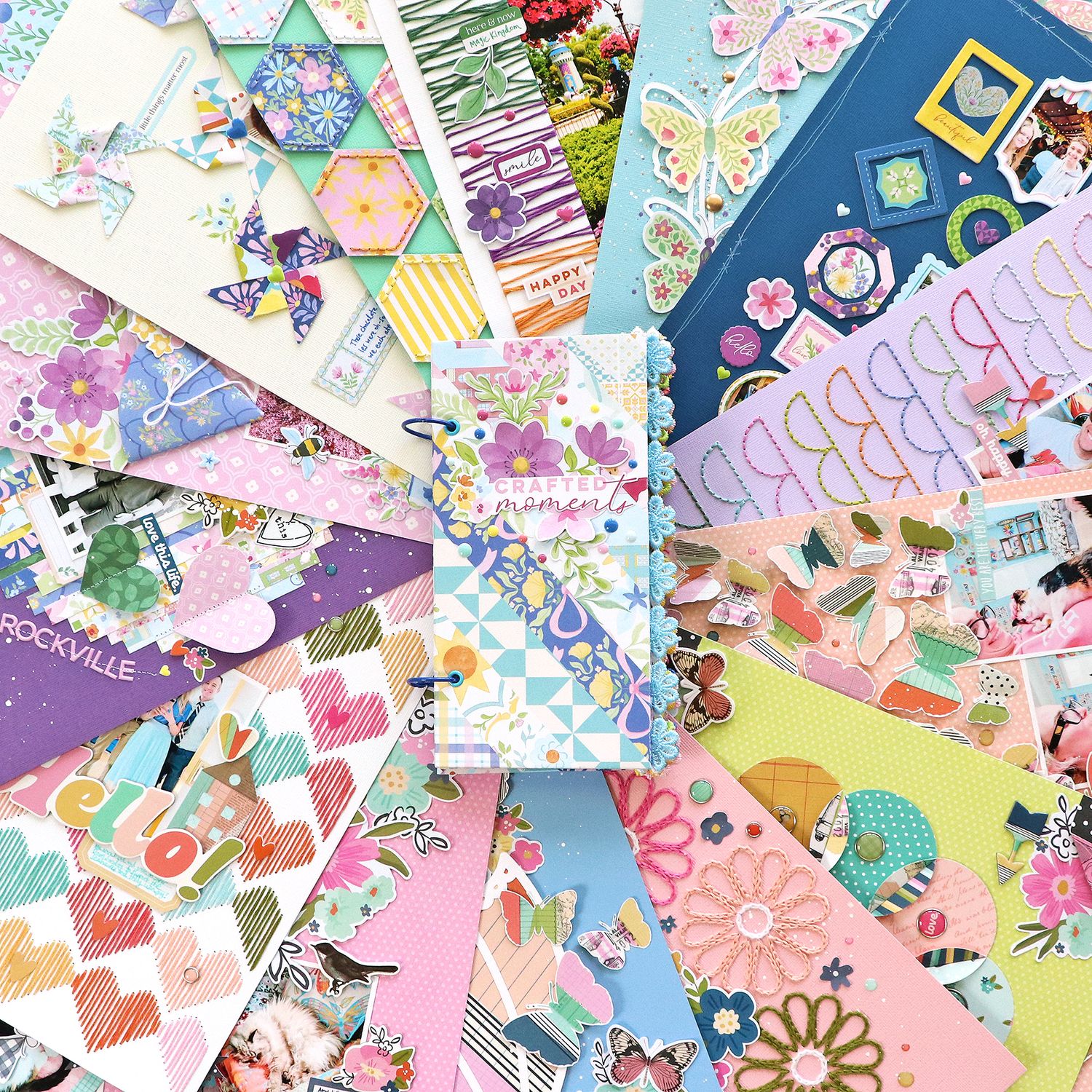 Take Note Layouts &amp; Crafted Moments Layouts &amp; Mini Album Class PDF