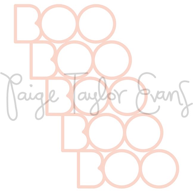 Boo Digital Cut File