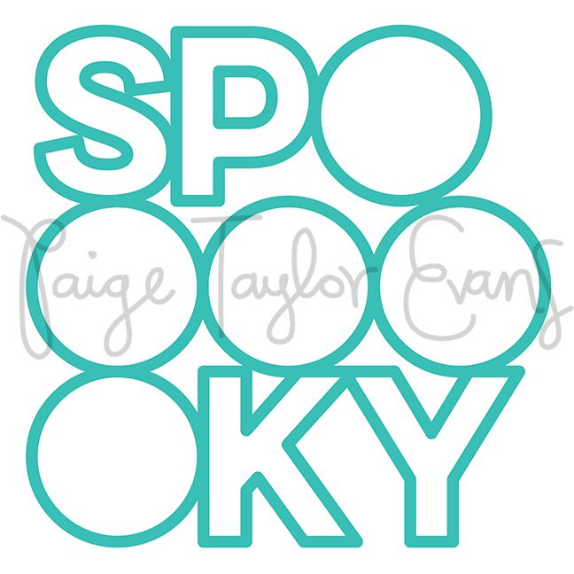 Spoooooky Digital Cut File