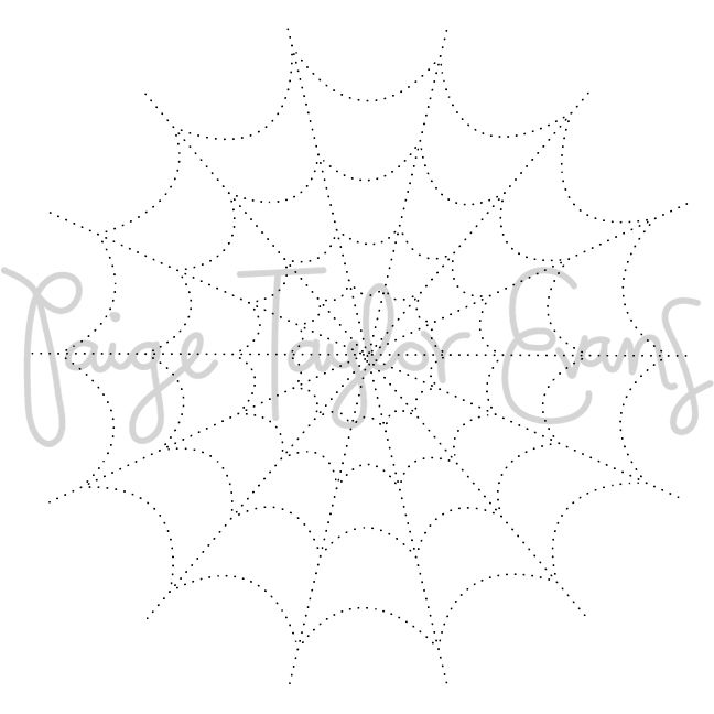 Spiderweb for Stitching Digital Cut File