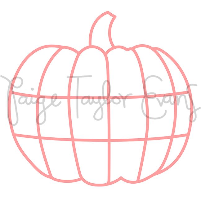 Quilted Pumpkin Digital Cut File