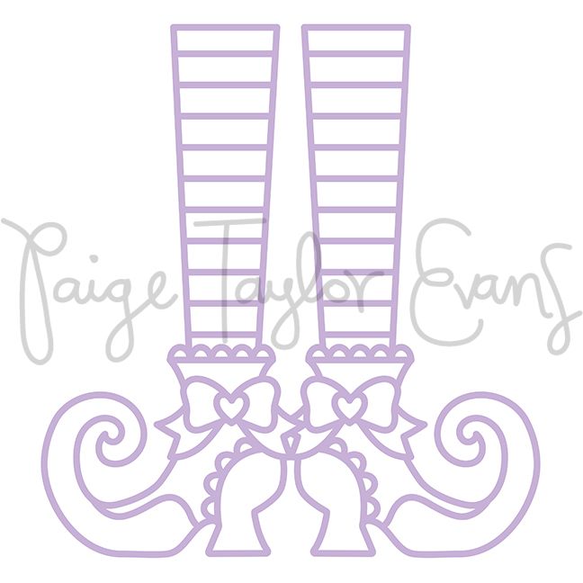 Witch Feet Digital Cut File