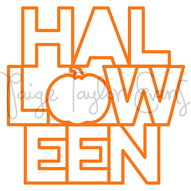 Halloween Digital Cut File