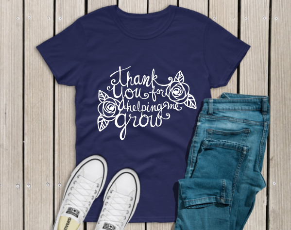Thanks for Helping Me Grow, Teacher Shirt, Teacher Gift