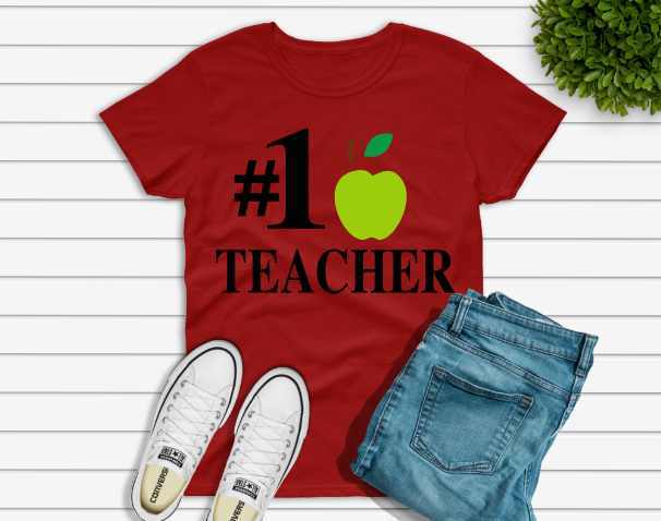 Number One Teacher, Teacher Shirt, Teacher Gift