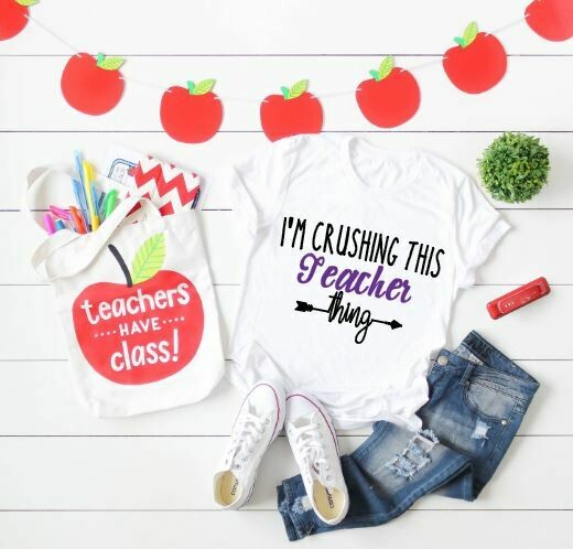 I'm Crushing This Teacher Thing, Teacher Shirt, Teacher Gift I'm Crushing This Teacher Thing, Teacher Shirt, Teacher Gift