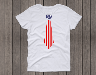 Patriotic Shirt, Patriotic Tie Graphic Tee