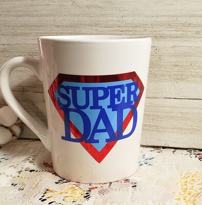 Super Dad Coffee Cup, Dad Gift