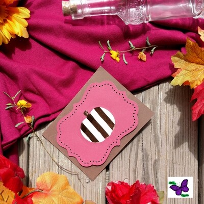 Pumpkin Fall Greeting Card