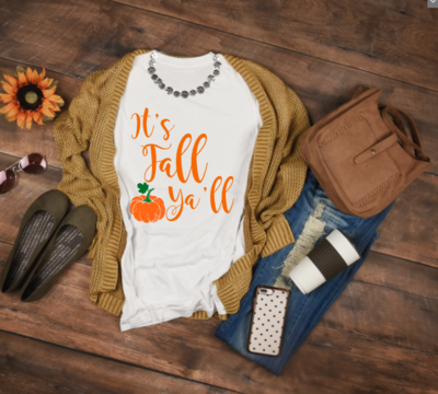 It&#39;s Fall Y&#39;all Women&#39;s Graphic Tee