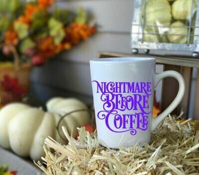 Nightmare Before Coffee Halloween Mug
