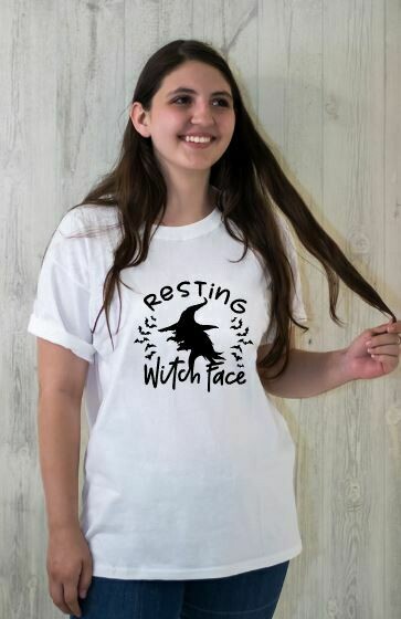Resting Witch Face Graphic Tee
