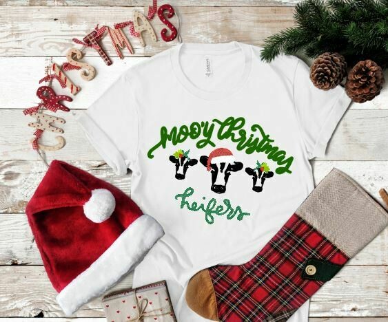 Mooey Christmas Heifer, Heifer Christmas Shirt