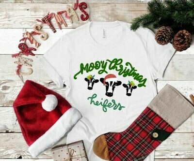 Mooey Christmas Heifer, Heifer Christmas Shirt
