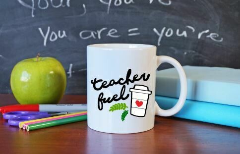 Teacher Fuel Coffee Cup