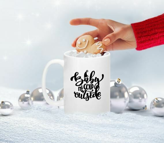 Baby It&#39;s Cold Outside Christmas Mug