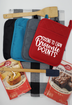 Pot Holder Gift Set, Trying to Earn Brownie Points