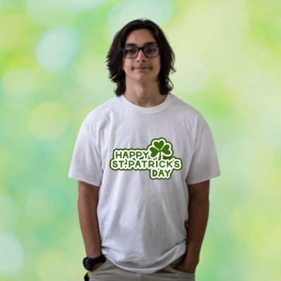 Happy St. Patrick&#39;s Day Shamrock Graphic Tee