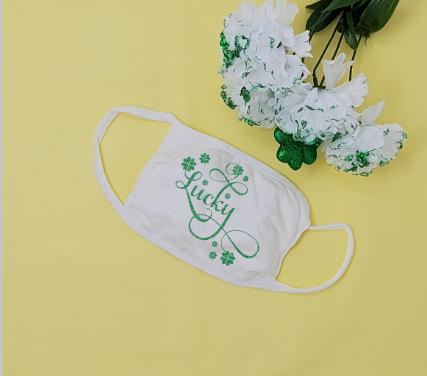 Lucky St. Patrick&#39;s Day Face Mask