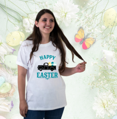Vintage Truck Easter Shirt, Happy Easter